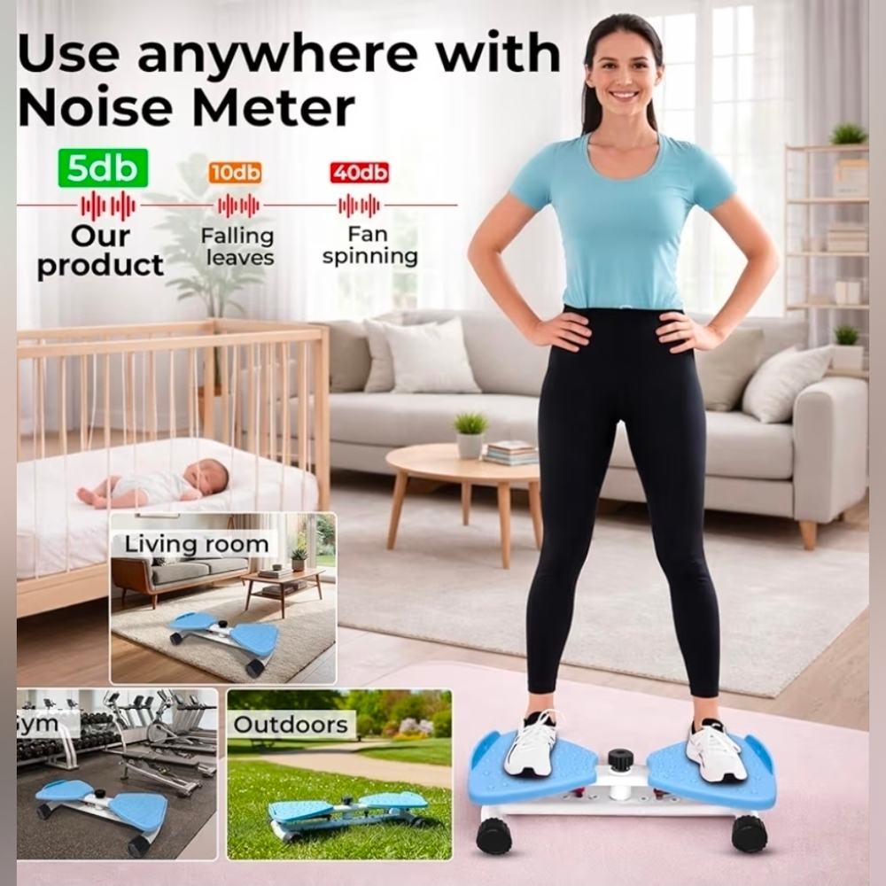 NIB Waist Twister Ultimate 5-in-1 Exercise Machine Workout Resistance Cardio - Picture 4 of 9